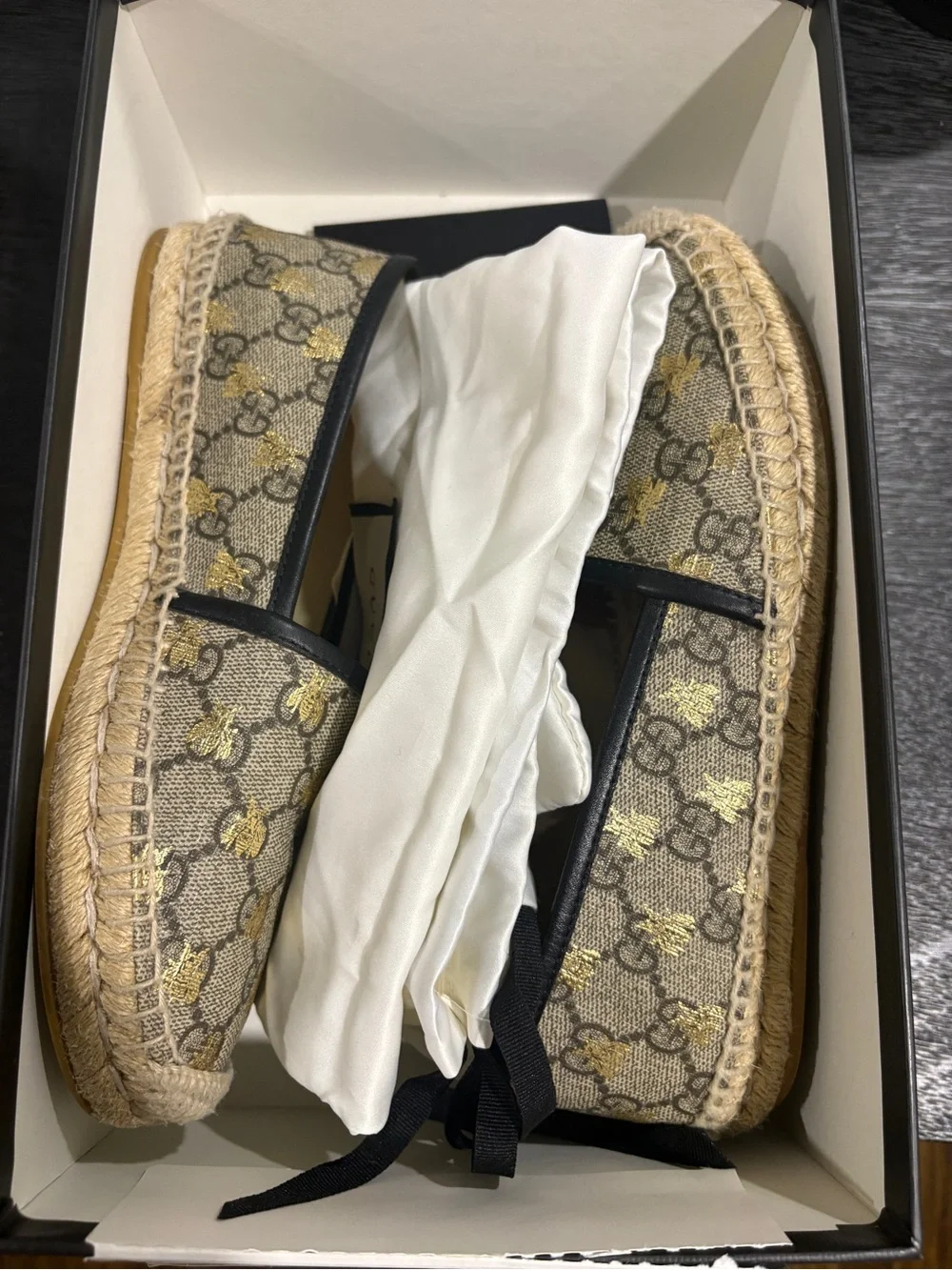 Gucci espadrille flats